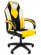 Игровое кресло Chairman game 17 Черный Желтый Белый_4559302
