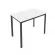 Стол письменный на металлокаркасе SLIM SYSTEM С.СП-3.1 Белый-Антрацит_236776