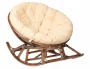 Кресло-качалка Папасан 23/01D орех матовый_174081