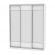 Шкаф-купе B-220х180х60-2(Белый-D8D8D8)_358321