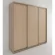 Шкаф-купе 3-х дверный Акцент-Сим Д 2100х600 Дуб молочный_194987