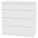 Комод K-93x90x45-1-PO(Белый)_352145