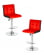 Стул барный DOBRIN CANDY (красно-черный) 2 шт_3636531