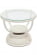 Столик кофейный Andrea ротанг, D60х50см, TCH White (белый)_372816