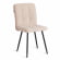 Стул обеденный Medeo LT, велюр, бежевый/черный, 7, 45х56х89 см_2567299