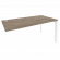 Стол-приставка на П-образном м/к к опорным элементам ONIX O.MP-SPR-4.8 Тиквуд Темный/Белый_253027