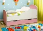 Кровать детская ОБЛАКА №1 800*1600 Белый/Желтый_201520