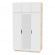 Шкаф распашный Аврора(H21_M)2322х1351х540(ДСС-Белый)_359805