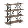 Стеллаж на регулируемых опорах - 4 полки LOFT VR.L-MST.O-4.8V Металл черный Дуб Аризона_227593