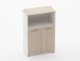 Шкаф 2 широкий закрытый с нишей Deka 10.12.111 Туя/Белый_92088