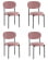 Стул Бриф SN NEW велюр пыльно-розовый 4 шт_2978746