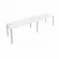 Рабочая станция на 2 раб.места Metal System Б.СМ-2.4 Белый/Серый_242586
