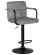 Стул барный DOBRIN KRUGER ARM BLACK (серый вельвет (LAR-E2041-25))_3074441