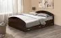 Кровать с ящиками на уголках №2 ЛДСП 1400*2000 Бук_214060