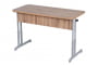Парта двухместная эргономическая (рост 3-7) Серый/Металл Серый_3682451