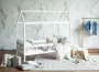 Кровать-домик RooRoom кд-11 с бортиком Белая_165871