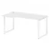 Стол криволинейный левый на О-образном м/к METAL SYSTEM БО.СА-1 Л Белый/Белый_247033
