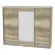 Шкаф-купе B-220х270х60-1(ДКМ-D7D8D7)_362362