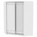Шкаф-купе YA-198х1400-718-5(Белый-D1D2)_344894