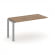 Стайл Проджект Проходной наб. элем. SN-59P.ONRS-022 Дуб Табак/Металл Серый/Серебро Заглушка 1180*800 _3862290