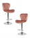 Стул барный DOBRIN BARNY (пудрово-розовый велюр (MJ9-32)) 2 шт_3636624