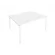 Переговорный стол (1 столешница) Metal System Б.ПРГ-1.4 Белый_243279