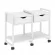 Тумба на колесных опорах наборная. Вариант №1 LOFT VR.L-TN-1.K Металл белый Белый Бриллиант_226911