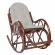Кресло-качалка CLASSIC MI-001 с подушкой Коньяк_116813