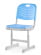 Стул ученический регулируемый пластиковый (рост 3-5) Голубой_3682438