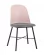 Стул пластиковый Shell с мягким сиденьем Розовый_219106