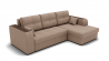 Диван Сенатор-3 ППУ угол левый/правый (ЗР) Цвет фасада: Светло коричневый; Тип: Левый/правый; Материал фасада: Металл/Велюр_888134