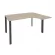 Стол эргономичный правый на П-образном м/к ONIX O.MP-SA-3R Дуб Аттик/Антрацит_240813