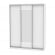 Шкаф-купе B-220х180х60-2(Белый-D9D10D9)_358373
