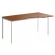 Стол эргономичный IMAGO-S CA-1S(L/R) орех французский алюминий_120481