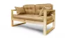Диван двухместный DEmoku Д-2 бежевый-натуральный_188468