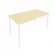 Стол письменный на металлокаркасе SLIM SYSTEM С.СП-5 Клен-Белый_237064