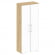 Шкаф высокий широкий Шифт SK.ST-1.10R white Тиквуд Светлый/Стекло White 800*420*1977_3882844