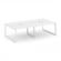 Стайл Проджект Рабочая станция двухсторонняя SN-59O.DRS-041 Белый/Металл Белый/Белый Заглушка 1960*1 _3856350