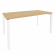 Стол рабочий на П-образном м/к ONIX O.MP-SP-4.8 Тиквуд Светлый/Белый_252091