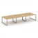 Стайл Проджект Рабочая станция двухсторонняя SN-59O.DRS-074 Тиквуд Светлый/Металл Серый/Серебро Загл _3860926