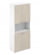 Шкаф высокий с нишей Sigma SG.841.WH.OL.OL Белый Дуб светлый_730352