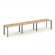 Стайл Проджект Рабочая станция односторонняя SN-59P.ORS-031 Тиквуд Светлый/Металл Антрацит/Черный За _3859936