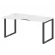 Стол криволинейный левый на О-образном м/к METAL SYSTEM БО.СА-1 Л Белый/Антрацит_247032