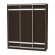 Шкаф-купе B-230х200х60-3(Венге-D9D9D9)_356273